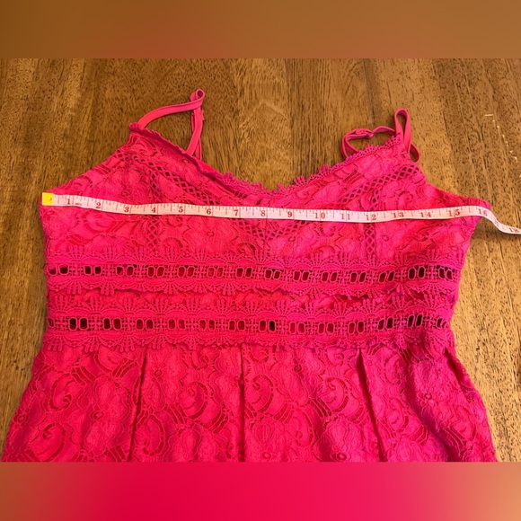 NSR - Napean Sea Rd - Pink lace spaghetti strap sundress - Size M - Picture 11 of 16